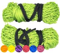 2 X Hay Net For Horses Multipack - Daisy Equestrian Net Bag With Extra Strong Mesh Holes For Greedy Horses.Horse Accessories Haynet For Haylage & Soak Hay Bale (Lime Green, 50.00)