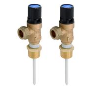 2 X Heatrae Sadia Megaflo He Range Temperature & Pressure Relief Valve 95605810 (Twin Pack)