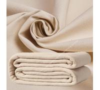 2 x Heavy Duty Canvas Cotton Dust Sheets 9ft x 5ft - Extra Thick Drop Cloth for Painting & Decorating - Reusable & Washable Floor, Furniture & Stair Protection Cover