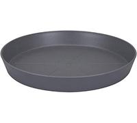 2 x Heavy Duty Clear Small/Large Plastic Saucer Planter Plant Pot Saucers Water Tray Base (25cm)