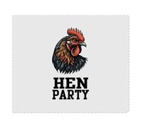 2 x 'Hen Party' Microfibre Lens/Glasses Cleaning Cloths (LC00028847)