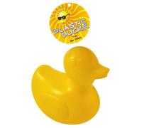 2 x HENBRANDT 100 PLASTIC DUCKS 7cm YELLOW