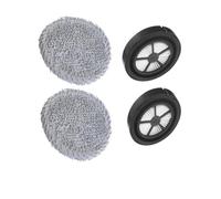 2 X Hepa Filter 2 X Mop Cloth. Compatible For Proscenic P11/P11 Combo/P10 PRO/U11 Cordless Handheld Vacuum Cleaner Replacement Parts HEPA Filter Mop Cloth