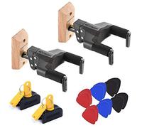 2 x Hercules GSP38WB PLUS Guitar Wall Hangers, 2 x HA101 Locks and 12 Pics