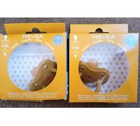 2 x Hevea Natural Rubber Pacifier 3 - 36 Months Crown Pattern