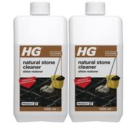 2 x HG Natural Stone Cleaner Shine Restore Product 37 - 1 Litre