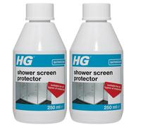 2 x HG Shower Screen Protector and Bathroom Against Scale & Dirt - 250ml