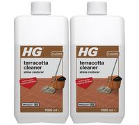 2 x HG Terracotta Floor Tile Cleaner Shine Restorer (Product 86) - 1 Litre