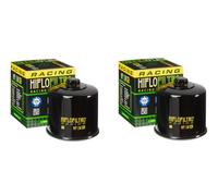 2 x Hiflo Motorcycle Racing Oil Filter HF138RC