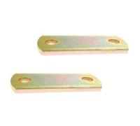 2 x HIGH TENSILE ZINC COATED 'U' BOLT PLATE 60MM x 6MM MP919B MAYPOLE