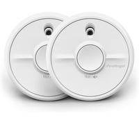 2 X Home Fire Alarm Smoke Detector Fireangel Twin Pack with Battery.