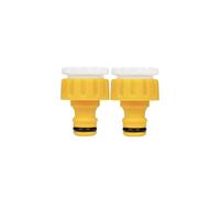 2 X Hozelock 2175 Threaded Tap Connector 3/4in (HOZ2175)