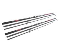 2 x Hunter Pro 'SEA VENOM' 12ft Carbon Beach Caster Rods | 3-Section Lightweight Surf Fishing Rods | 4oz - 8oz Casting Weight | Hi-Viz Tip & Ceramic Guides