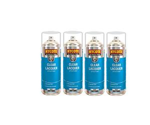 2 x Hycote Clear Lacquer Car, Van, Bike Spray Paint / Aerosol 400ml