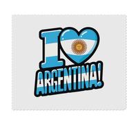 2 x 'I Love Argentina!' Microfibre Lens/Glasses Cleaning Cloths (LC00029670)