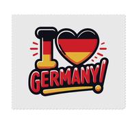 2 x 'I Love Germany!' Microfibre Lens/Glasses Cleaning Cloths (LC00029687)