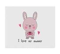 2 x 'I love my mummy' Microfibre Lens/Glasses Cleaning Cloths (LC00025686)