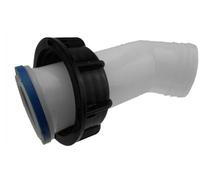 2 X Ibc Water Tank S60X6 Drain Spout With 2" Barb Nozzle - Heavy-Duty Liquid Flow Adapter