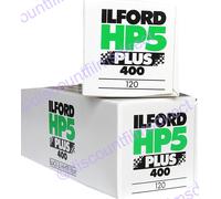 2 x ILFORD HP5 400 120 ROLL BLACK & WHITE FILM for 120 CAMERAS
