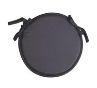 2 x Indoor/Outdoor Chair Pads, Office Round Cushion Cushions for Home Round Chair Pad Sponge Cushion Chair Cushion Round Throw Pillow Round Stool Mat Non-Slip (Dark Grey, 38 cm)