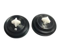 2 x Inlet Float Valve Diaphragm Washer - Spare Rubber Ball Valve WASHERS - Replacement Diaphragm Washer - FITS for All SIAMP Inlet VALVES Black