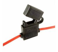 2 x Inline Standard Blade Fuse Holder Splash Proof for Car 12V 20A