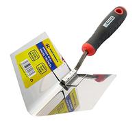 2 X Inside Bull Nose Trowel Stainless Steel Pointed Internal PLASTERING Builders