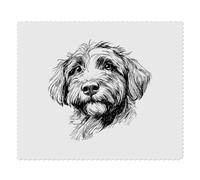 2 x 'Irish Doodle Puppy' Microfibre Lens/Glasses Cleaning Cloths (LC00031395)