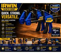 Irwin Quick-Grip Mini One-Handed Bar Clamp T5462EL7 150mm (6") 2-Pack