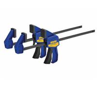 Irwin Quick-Grip Bar Clamps T5122QC Quick-Change 300mm (12 in) Twin Pack
