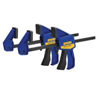 Irwin Quick-Grip Mini One-Handed Bar Clamp T5462EL7 150mm (6") 2-Pack