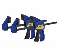 Irwin Quick-Grip Mini One-Handed Bar Clamp T5462EL7 150mm (6") 2-Pack