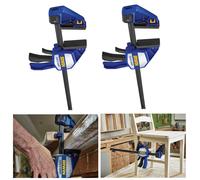 2 x IRWIN Xtreme Pressure XP Quick Grip Quick Change 12"/300mm Clamps & Spreader