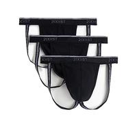 2(X)IST Men's Cotton Stretch Jock Strap 3-Pack Black/Black/Black, X-Large, Black, XL