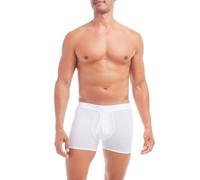 2(X)IST mens Dream Luxe Low Rise Trunk, White, M
