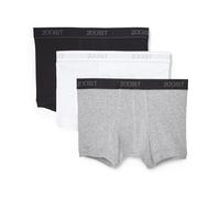 2(X)IST Men's Essential Cotton No Show Trunk 3-Pack, White/Black/Grey Heather, Large