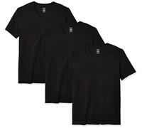 2(X)IST Men's Essential Cotton V-Neck T-Shirt 3-Pack - Black - S