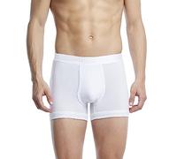 2(X)IST Men's Pima Cotton Boxer Brief, White, Large