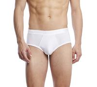 2(X)IST Men's Pima Cotton Contour Pouch Brief, Pure White, S
