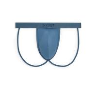 2(X)IST mens Sliq Jock Strap, Blue Steel, M