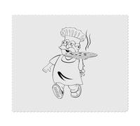 2 x 'Italian Chef' Microfibre Lens/Glasses Cleaning Cloths (LC00028231)