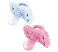 2 x J-CHILDREN JOY 6M SUCKS CLEAR PINK