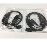 2 X Jabra Supervisor Y-Training Cord with Mute Switch for GN Netcom QD Headsets
