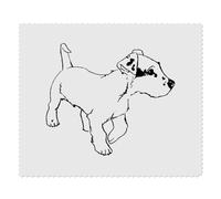 2 x 'Jack Russel Puppy' Microfibre Lens/Glasses Cleaning Cloths (LC00002679)
