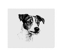 2 x 'Jack Russel Terrier' Microfibre Lens/Glasses Cleaning Cloths (LC00024030)