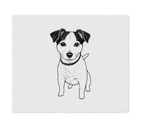 2 x 'Jack Russell Terrier' Microfibre Lens/Glasses Cleaning Cloths (LC00029248)