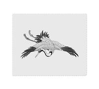 2 x 'Japanese Crane Bird' Microfibre Lens/Glasses Cleaning Cloths (LC00028852)
