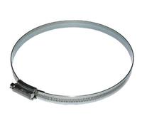 2 x JCS HI-GRIP HOSE CLIPS SIZE 160 ZINC PLATED 130-160mm JUBILEE TYPE 7 CLAMP