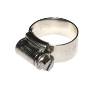2 x JCS HI-GRIP HOSE CLIPS SIZE 25 STAINLESS STEEL 17-25mm JUBILEE TYPE OX
