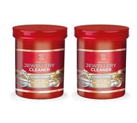 2 x Jewellery Cleaner Liquid with Basket (145ml) - Safe for Silver, Gold, Platinum, Diamonds & Gemstones | Removes Tarnish, Cleans & Shines by Zooblaze